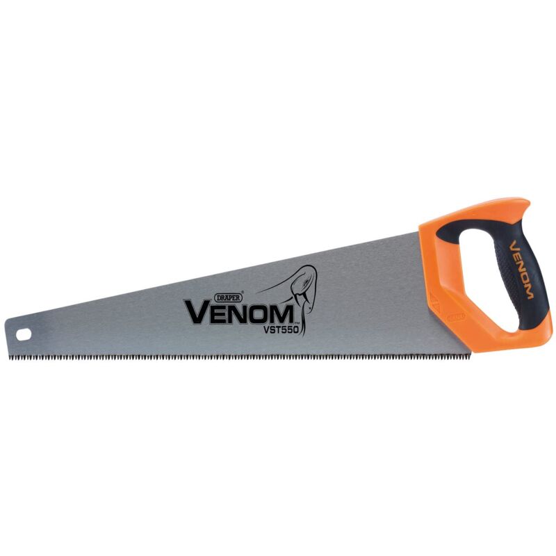 First Fix Venom&174 Triple Ground 550mm Handsaw (82203) - Draper