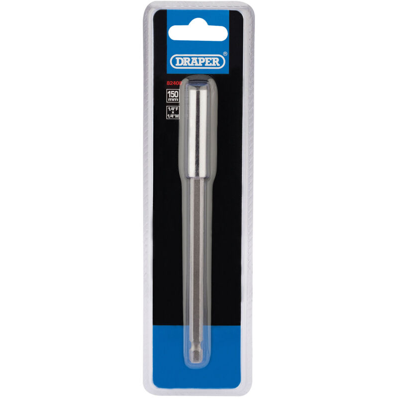 Magnetic Bit Holder (150mm) 1/4' (f) x 1/4' (m) (82408) - Draper