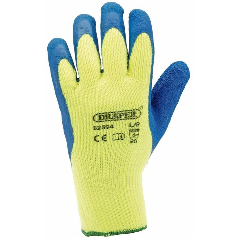 82595 - Heavy Duty Latex Thermal Gloves (xl) - Draper
