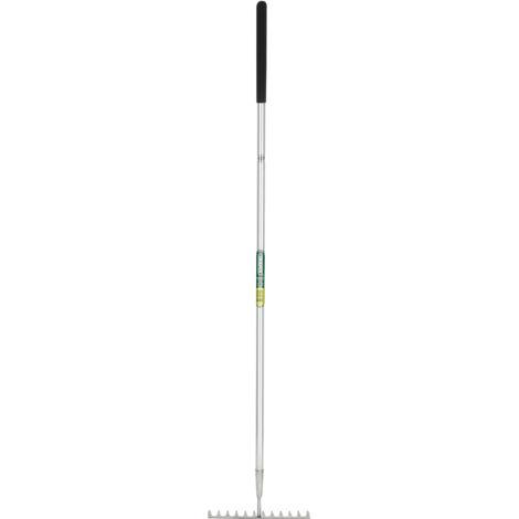 Draper 83759 Stainless Steel Garden Rake with Comfortable Grip