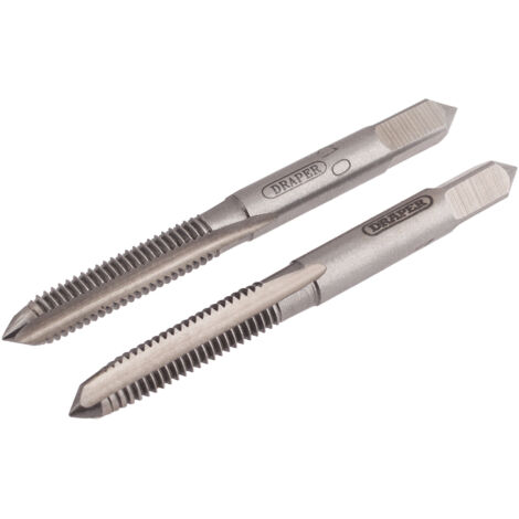 Draper 83799 Heavy-Duty 6mm Hand Tap Set with Conical and Spined Design, Blue