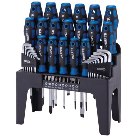 Draper 865/44 - Autista set più stare in piedi - blu (44 pezzi)