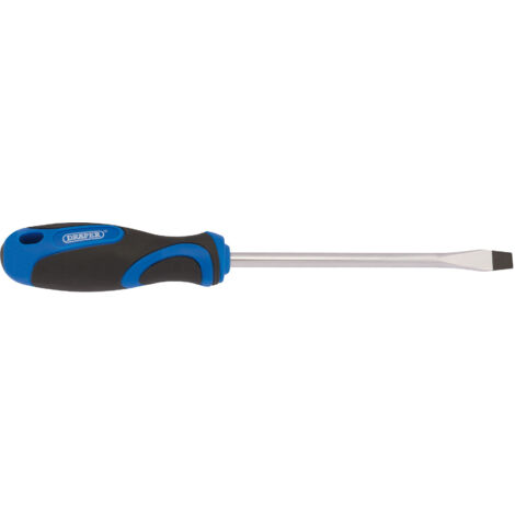Draper 865 Universal Flat Screwdriver with Soft Handle – Blue