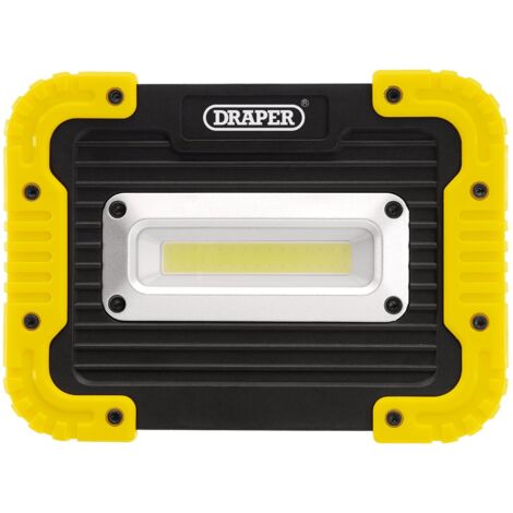 Draper 87761 10W COB LED Work Light with 700 Lumens Brightness and 4 AA Batteries Included