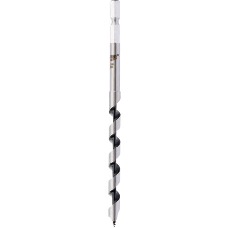 Draper 8mm Dual Shank Auger Bit Set – Standard Pattern, Heavy-Duty Wood Drilling Tool, Model 76033