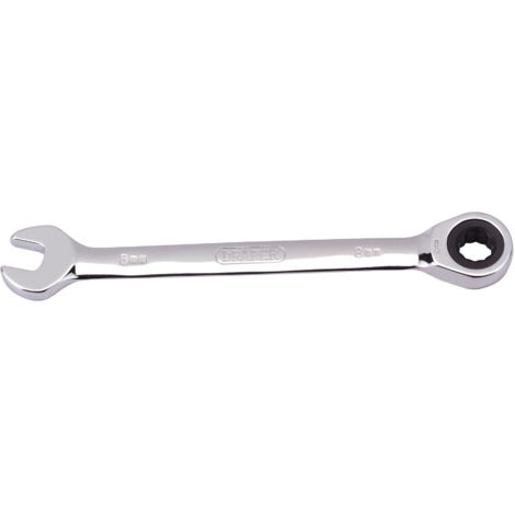 Draper 8mm Metric Ratcheting Combination Spanner (Model 31005) with HI-TORQ® Technology