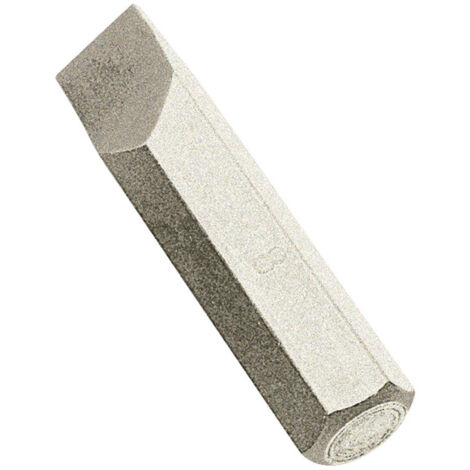 Draper 8mm Plain Slot Impact Screwdriver Bit (Model 30904) for Heavy-Duty Power Tools