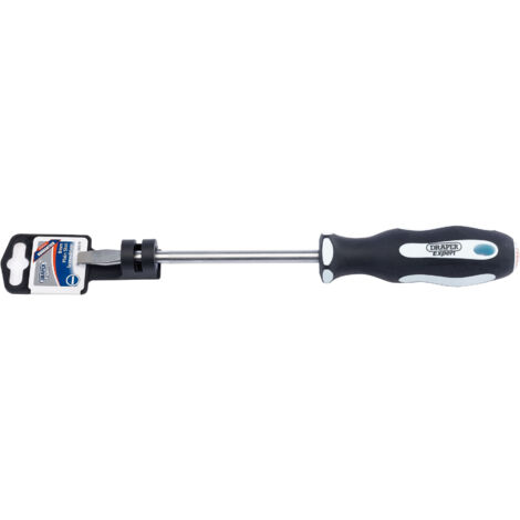 Draper 8x150mm Soft Grip Plain Slot Screwdriver Set (PKD 34979)