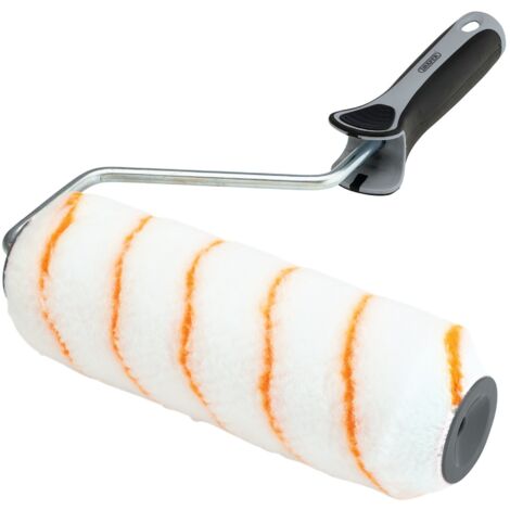 Draper 9-Inch Long Pile Polyester Paint Roller with Soft Grip Handle for Smooth and Even Coats