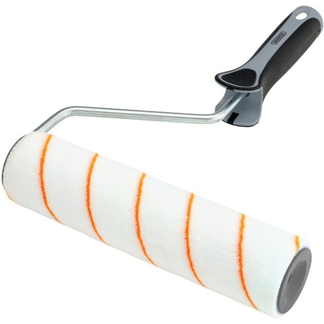 Draper 9-Inch Short Pile Polyester Paint Roller with Soft Grip Handle for Smooth Application