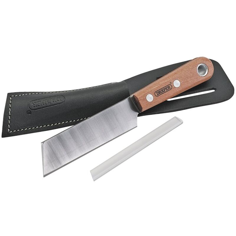 Draper - Shoe or Leather Knife with Belt Holster, 115mm (93067)