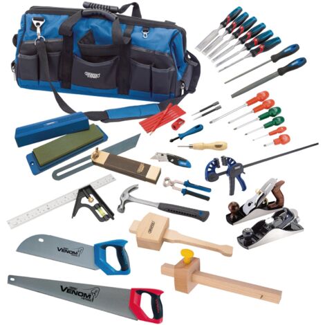 Draper 99242 Professional Carpenter and Joiner Hand Tool Kit with Essential Hand Tools