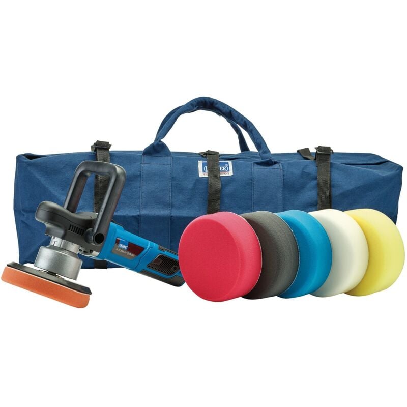 Draper - da Polisher Sander Polishing Machine Kit 900w 150mm 6'' Dual Action 99375