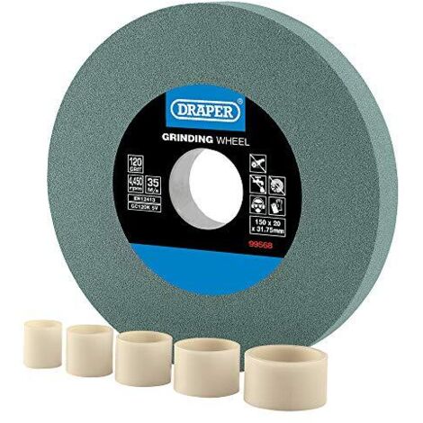 Draper 99568 Mola da banco in carburo di silicio 120G (150mm x 20mm)
