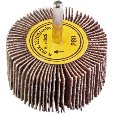 Draper Abrasive Flap Wheel (60mm x 30mm 80 Grit) (71919)