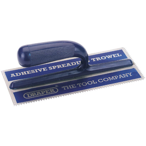 Draper Adhesive Spreading Trowel Model 67144 – Durable Tool for Precise Adhesive Application