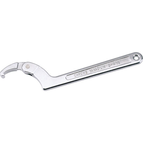Draper Adjustable Hook Spanner Wrench, 51-121mm Capacity, Model 69099