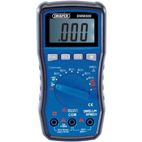 Draper Automotive Digital Multimeter Model 41821 for Precise Vehicle Diagnostics