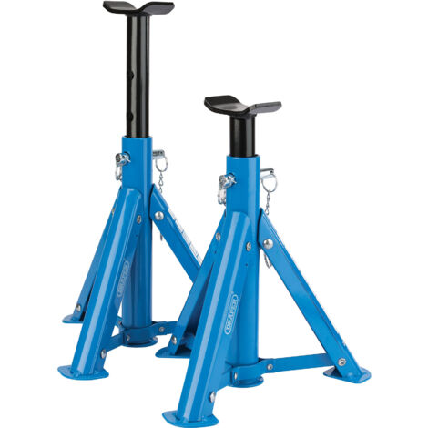 DRAPER AXLE STAND 2 TON TONNE FOLDING 2T PER STAND 4T PER SET JACK JACKS 55319