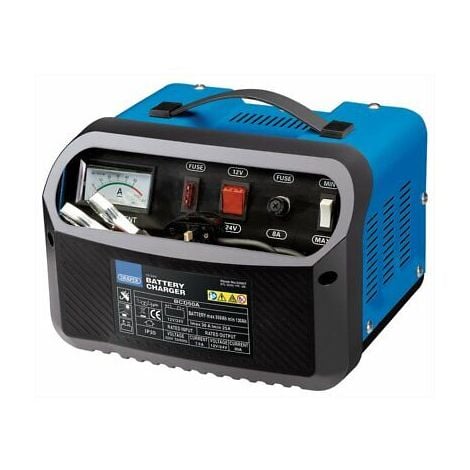 DRAPER BATTERY CHARGER 53007 25-30 AMP 12V 24V CAR VAN VEHICLE BOOSTER 120-350AH