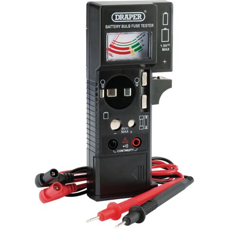 Draper Battery-Powered Bulb Fuse and Continuity Tester Model 90478