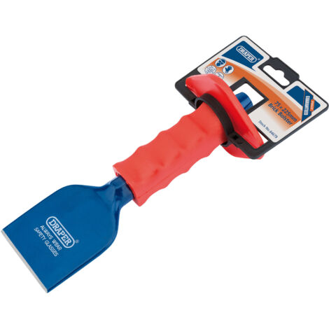 Draper Brick Bolster with Hand Guard – 225mm (75mm Width, Model 64679)