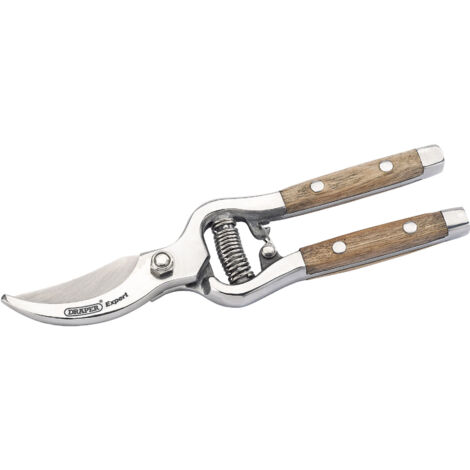 Draper Bypass Secateurs with Ash Handles (210mm) (85188)
