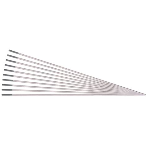 Draper Ceriated Tungsten Electrodes, 1.6mm x 150mm, Pack of 10