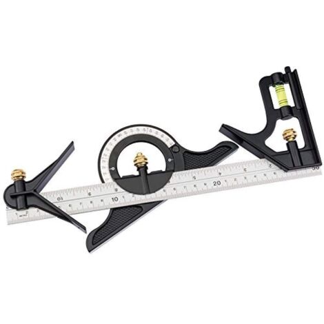 Draper Combination Square with Centre Head and Protractor (34704)