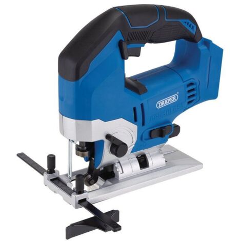 Draper D20 20V Brushless Cordless Jigsaw (Bare Tool) with High-Performance Cutting and Compact Design