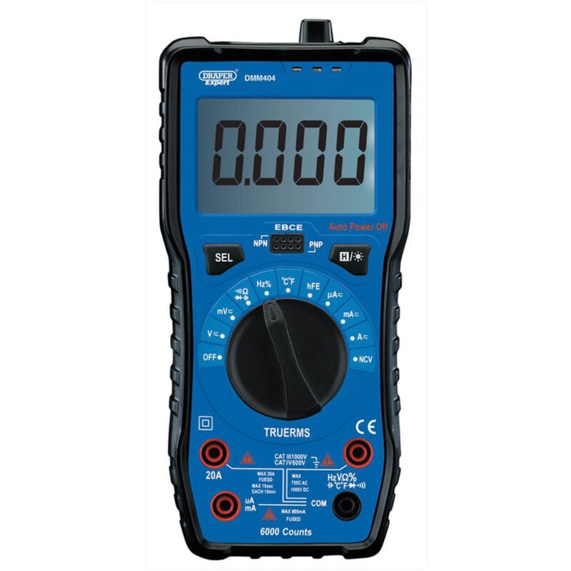 Draper Expert - 92433 Digital Multimeter (Auto and Manual Ranging)