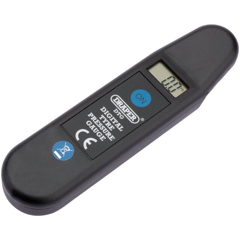 Draper Digital Tyre Pressure Gauge 01071 – Accurate Digital Tire Pressure Reader for Vehicles