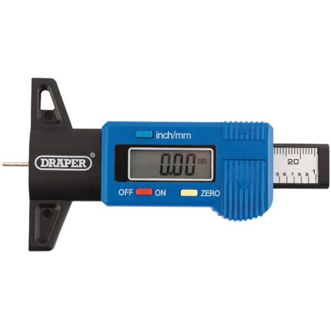 DRAPER Digital Tyre Tread Depth Gauge - 92224