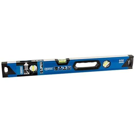Draper DL80 di lato, livella, blu, 600 mm