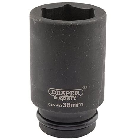 Draper, DRAPER EXPERT 38MM 3/4"-, Chiave a bussola a impatto con attacco quadro, a 6 punti