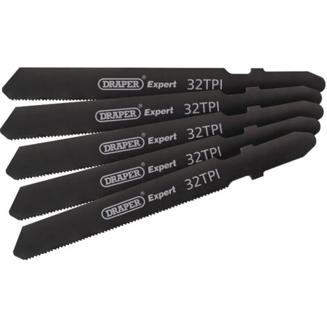 Draper DT118G 92mm Jigsaw Blade Set – 5 Pieces for Versatile Cutting Applications