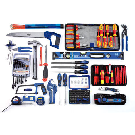 Draper Electricians' Tote Bag Tool Kit (Model 04319) – Durable Portable Storage for Electrical Tools