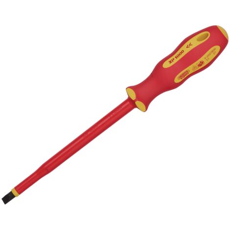 Draper Ergo Plus 8.0mm x 175mm VDE Plain Slot Screwdriver (Model 64426)