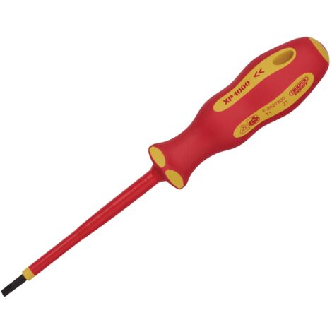 Draper Ergo Plus&174 VDE 4.0mm x 100mm Plain Slot Screwdriver (64414)
