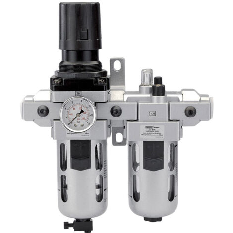 Draper Expert 1/2" BSP Combined Filter, Regulator, and Lubricator (FRL) Unit – Model 24333