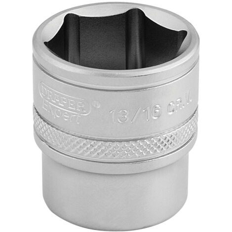 Draper Expert 13/16-Inch 6-Point 3/8-Inch Drive Imperial Socket in Micro Satin Chrome (Model 16575)