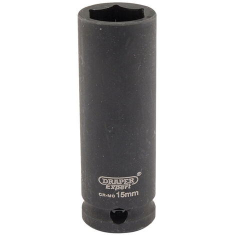 DRAPER Expert 15mm 3/8 Square Drive Hi-Torq 6 Point Deep Impact Socket - 06888