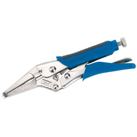 Draper Expert 165mm Soft Grip Long Nose Self-Locking Pliers