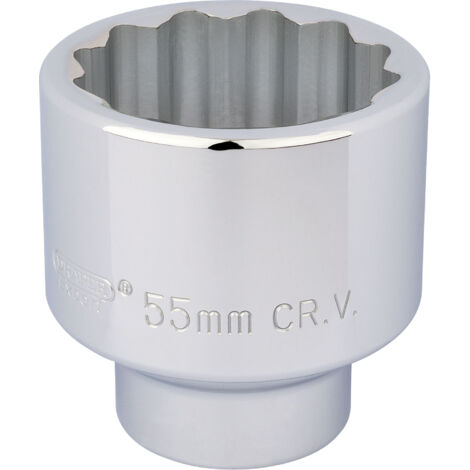 Draper Expert 16708 3/4-Inch Square Drive 12-Point Socket (55mm)