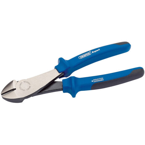 Draper Expert 180mm Heavy Duty Soft Grip High Leverage Diagonal Side Cutter for Precision Cutting