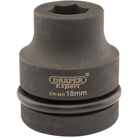 DRAPER Expert 18mm 1 Square Drive Hi-Torq 6 Point Impact Socket - 05099