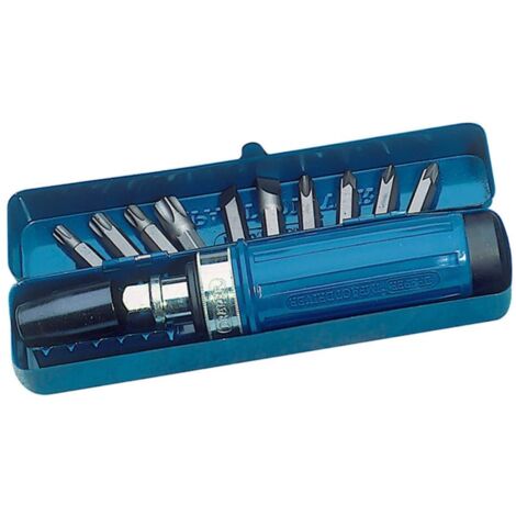 Draper Expert 22322 - Set di cacciaviti a percussione con viti e bulloni, 12 pezzi, blu