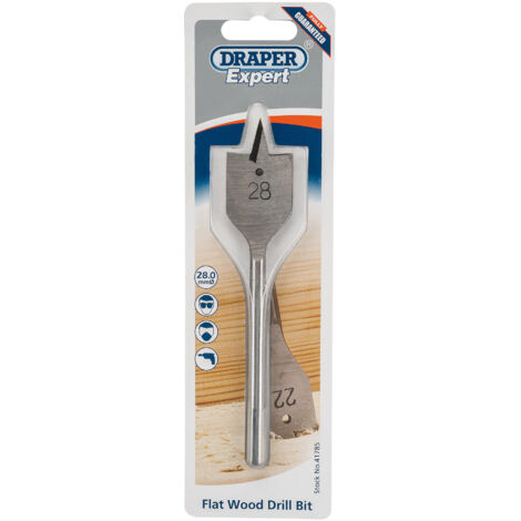 Draper Expert 28.0mm Flat Wood Bit (41785)