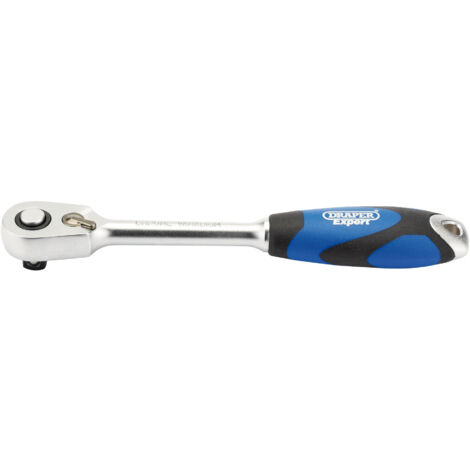 Draper Expert 3/8 Inch Drive 60-Tooth Micro Head Reversible Soft Grip Ratchet (Model 26515)