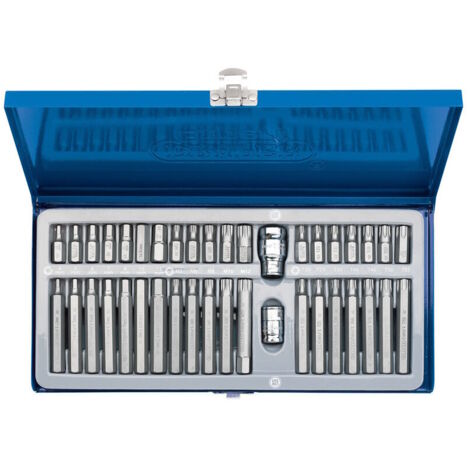 Draper Expert 40 Piece Mechanics Tx-Star/Torx/Hex/XZN/Spline Bit Set with Case 33322